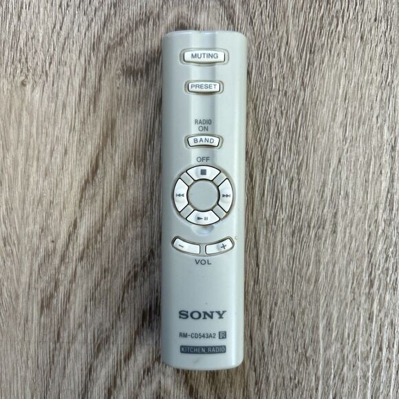 Sony RM-CD543A2 Kitchen Radio Replacement Remote Control OEM Original Tested - Picture 1 of 6